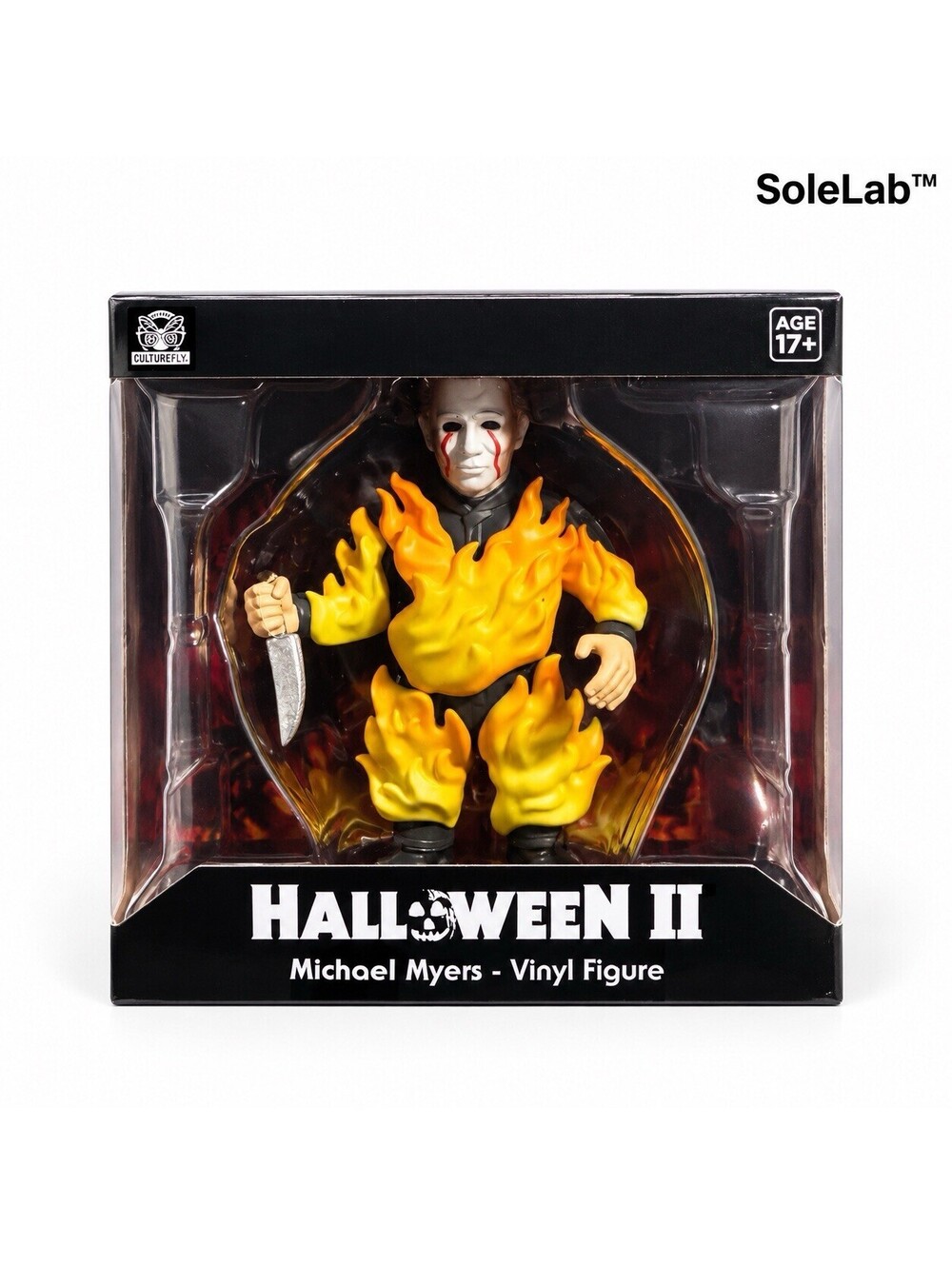Halloween II Michael Myers On Fire CultureFly 4.5” Vinyl Figure